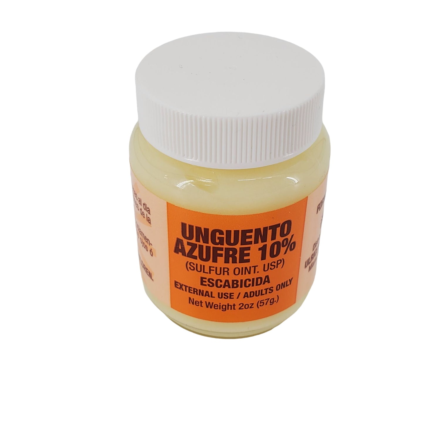 Sulfur Ointment Scabicide Unguento Azufre Escabicida 10 % Ointment 2oz Container