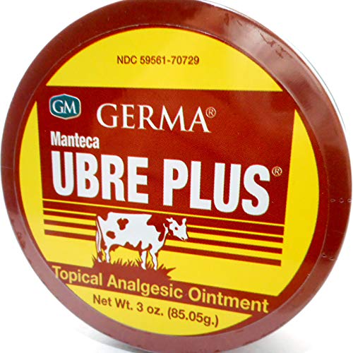 Topical Pain Relief Germa® Manteca Ubre Plus® Manteca de Ubre Ointment 3oz metal tin