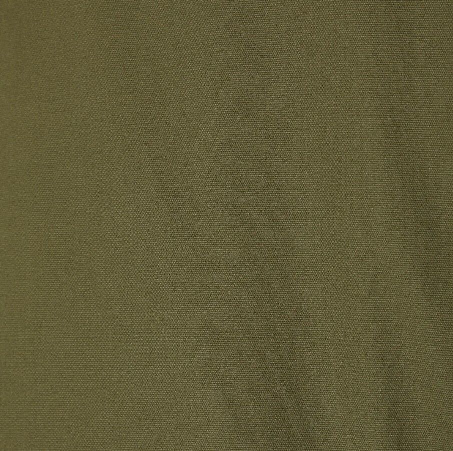 Woolrich Men's Canvas Hooded Jacket Plaid Kangaroo Pocket Zipper Hoodie Green