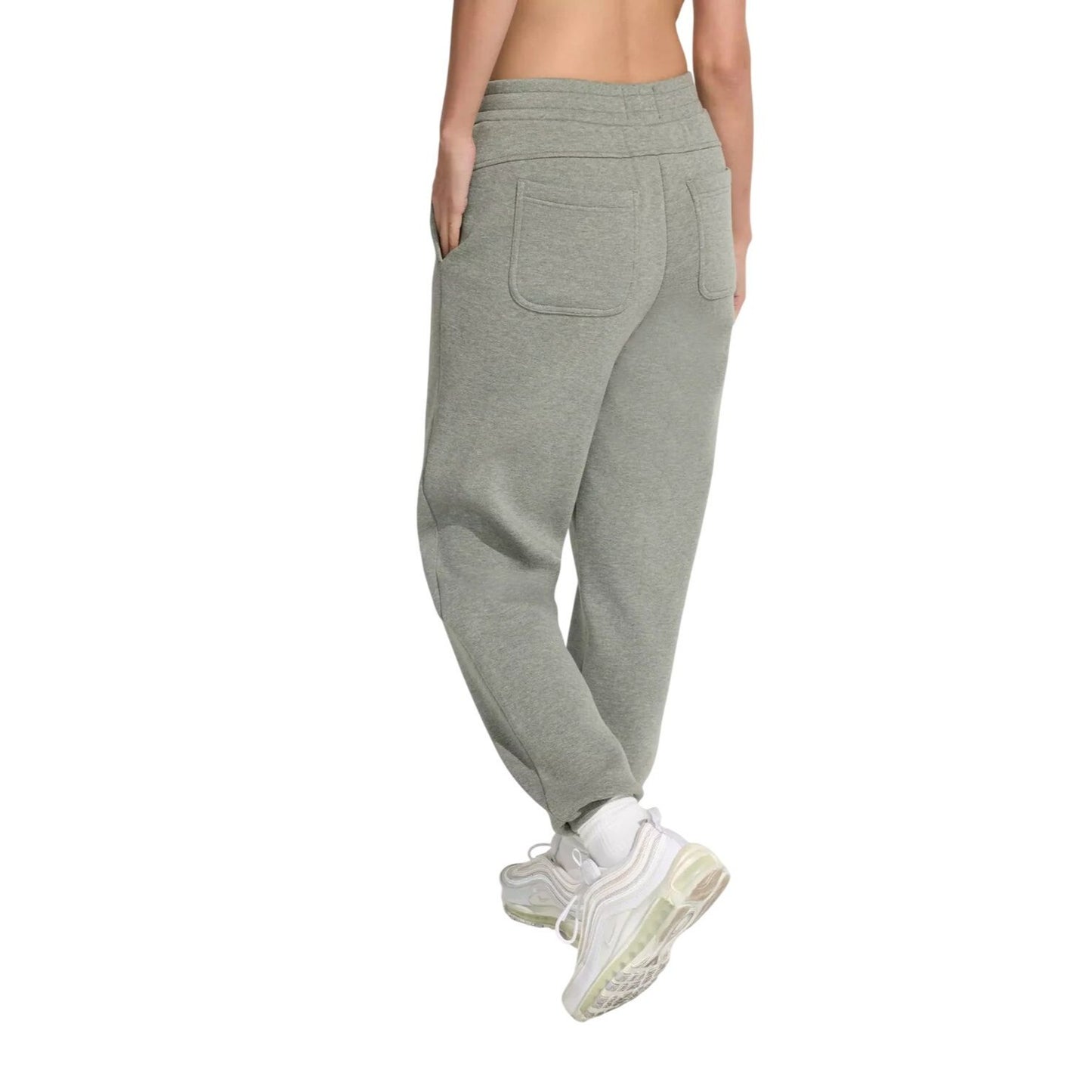 Mondetta Women Fleece Jogger Pants Leisure Elastic Waist Sweatpants Loungewear