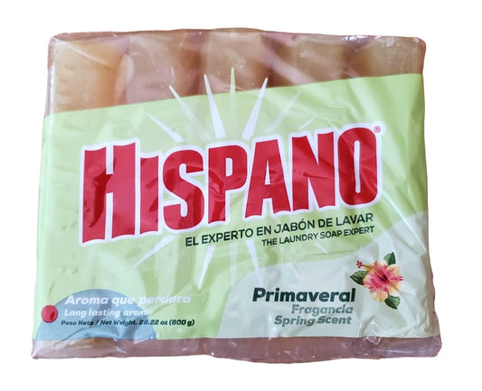 Hispano Primaveral Soap Fresh Spring Scent 160 Gram bars 5 bars/pack