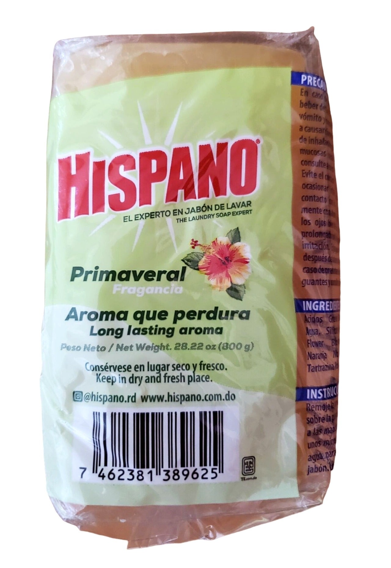 Hispano Primaveral Soap Fresh Spring Scent 160 Gram bars 5 bars/pack