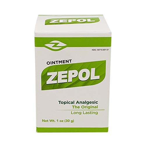Pain relief ointment Zepol Topical Analgesic Ointment Original 1 oz