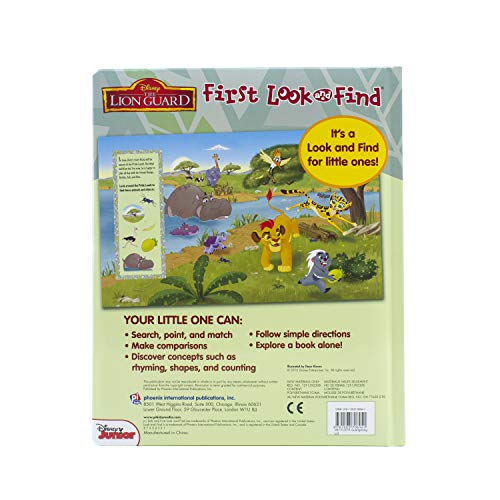 Disney the Lion Guard by PI Kids 2016 Children's Board Book Educational Shapes