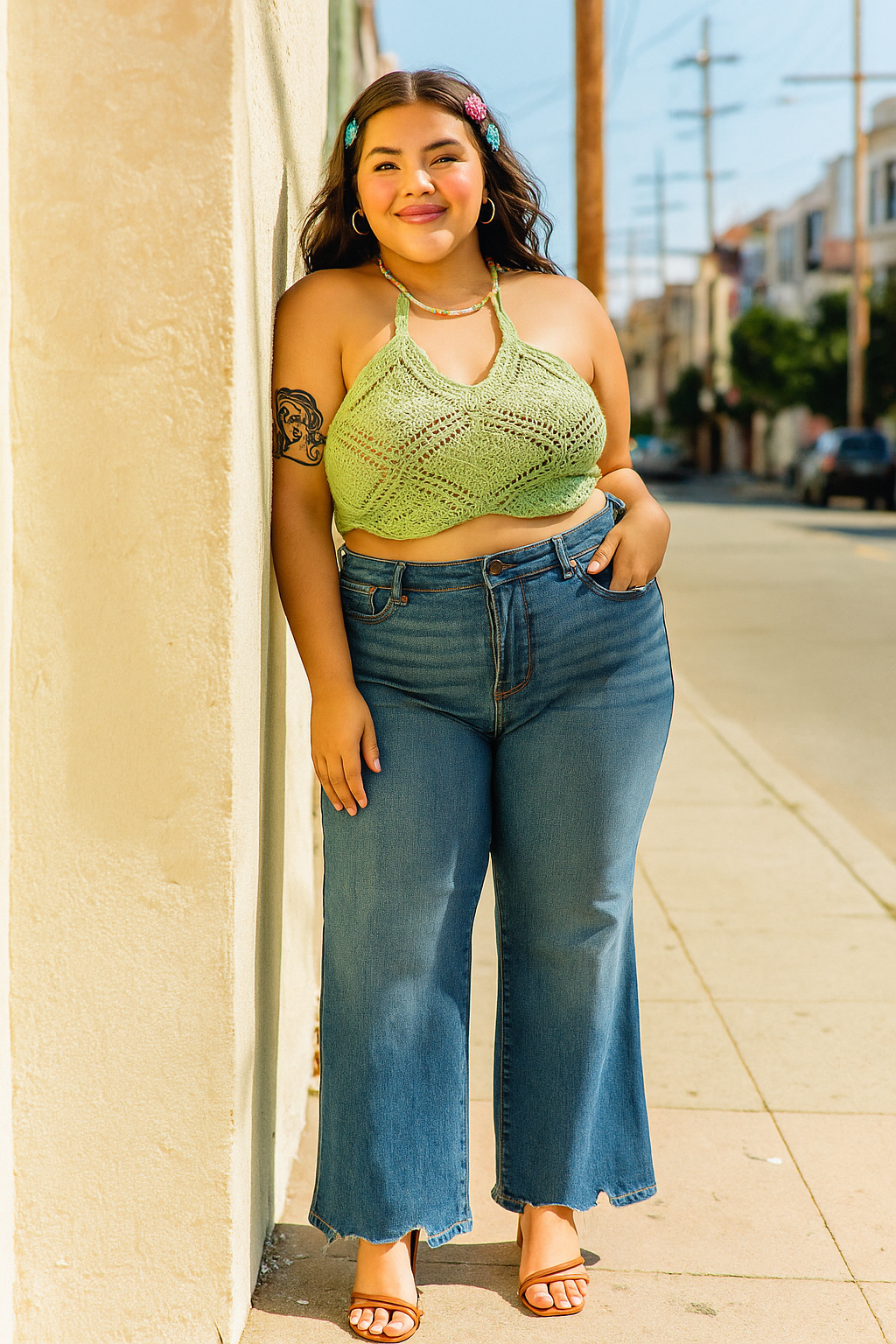 Judy Blue High-Rise Tummy Control Pants Baggy Wide Leg Cut Raw Hem Denim Jeans Plus Size Available
