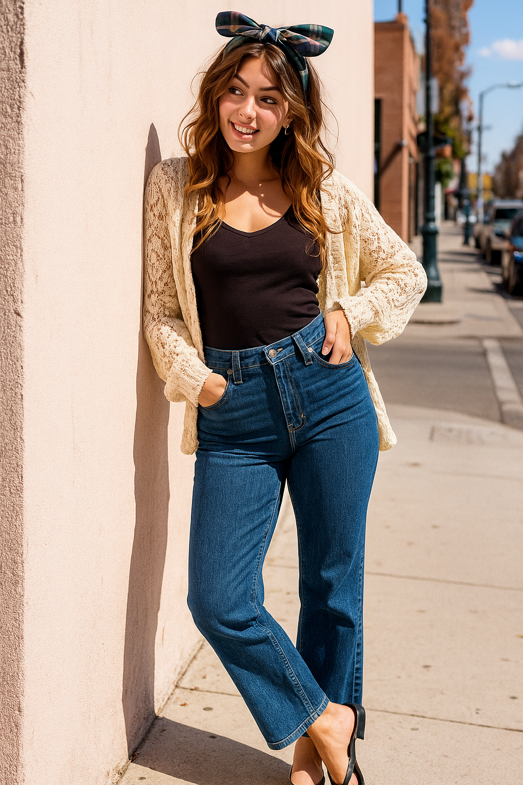 Judy Blue Tummy Control Jeans High-Rise Waist Slim Fit Classic Straight Leg Denim Pants