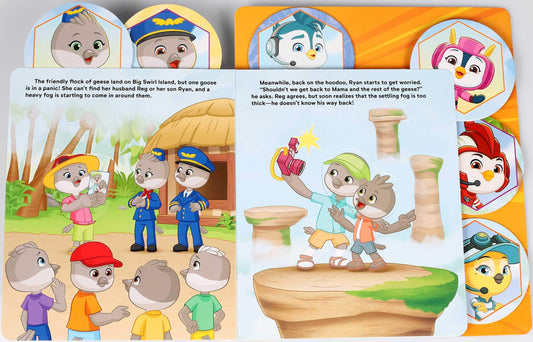 Nickelodeon Top Wing: Let's Fly! Sliding Tab Interactive Children's Board book