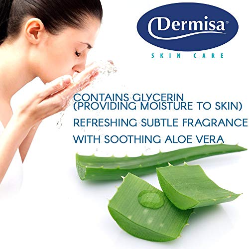 Dermisa Glycerin Bar with Aloe Soap | Helps to Gently Cleanse All Skin aloe soap