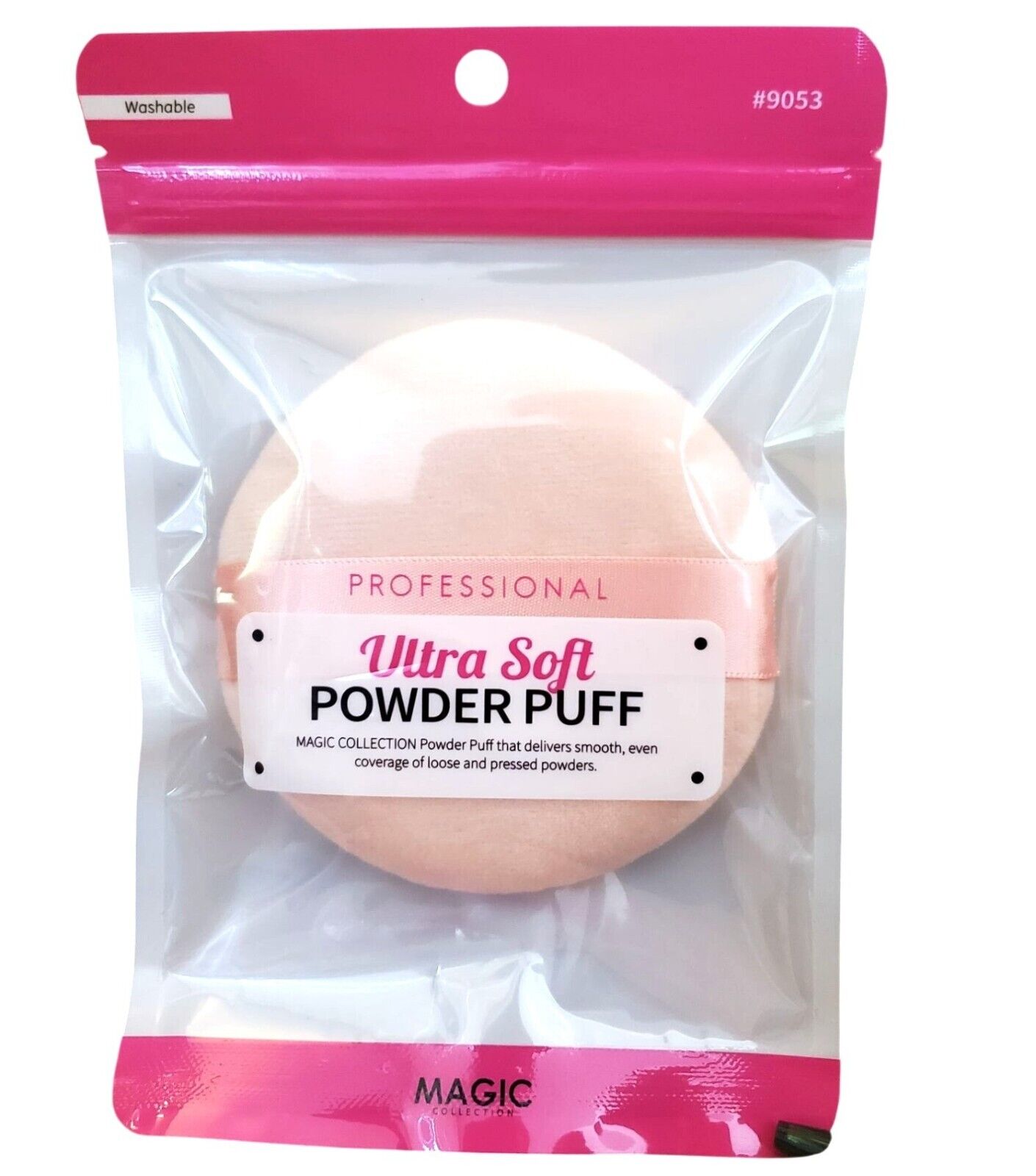Magic Beauty Powder Puff Washable Pressed Face Loose Body Reusable Makeup Applicator Puffer 4x4
