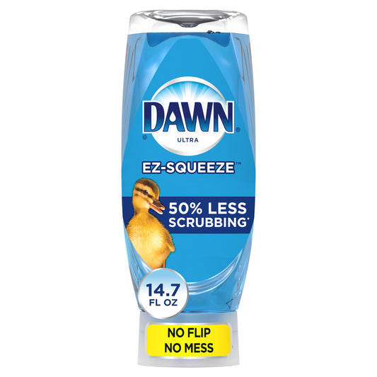 Dawn EZ Squeeze Ultra Dishwashing Liquid Dish Soap, Original Scent, 14.7 fl oz