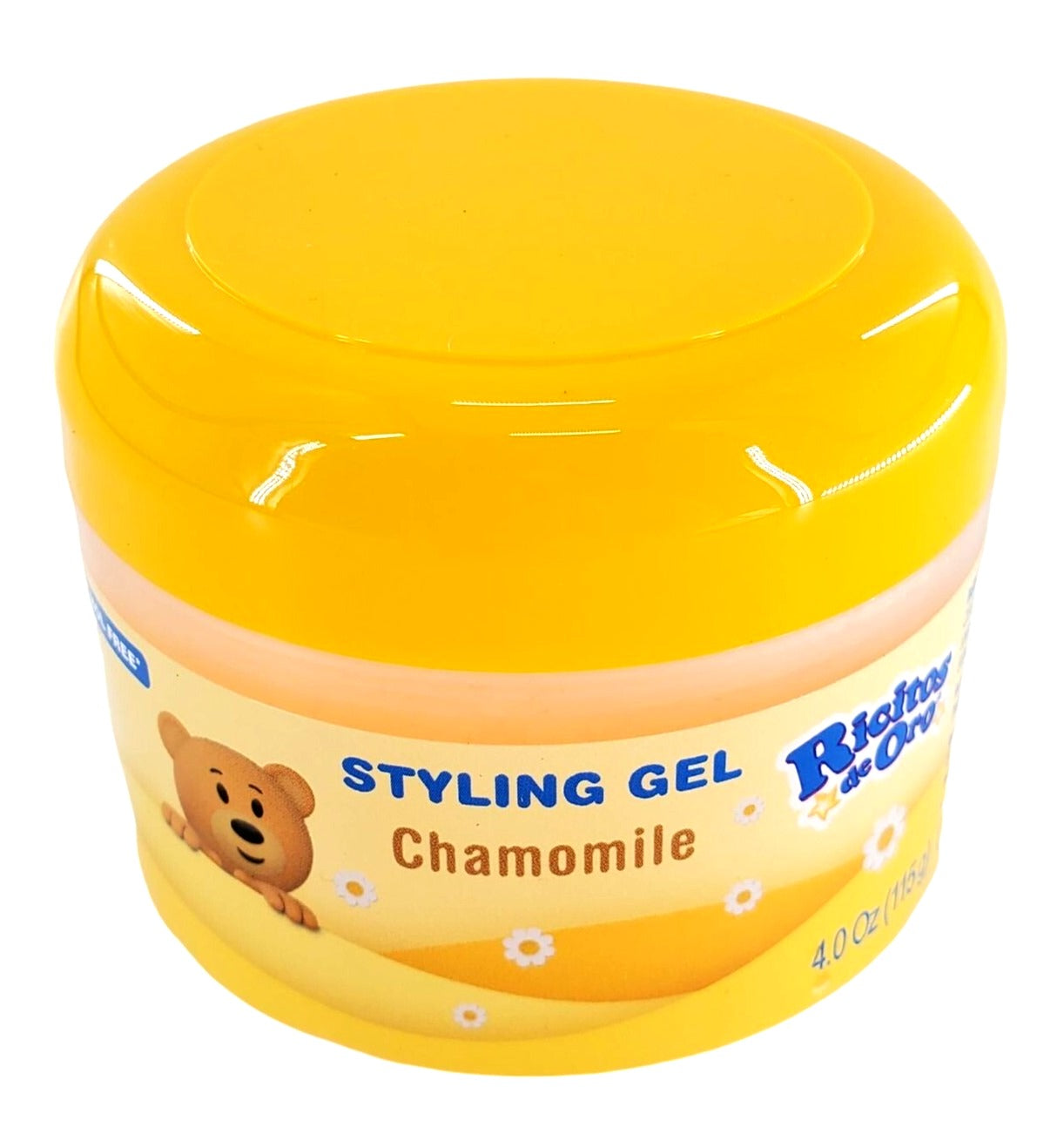 Ricitos de Oro Styling Hair Gel with chamomile extract Alcohol-Free Hair Gel 4oz container