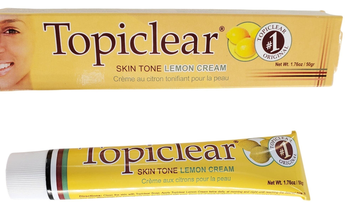 Topiclear Skin Tone Lemon Cream 1.76oz (50g)