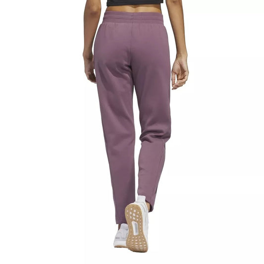 Adidas Women's Relaxed Fit Tapered Legs Fleece Lined Active Pants Athleisure