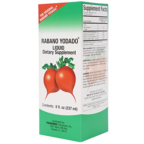 Rabano Yodado Supplement Liquid, 8 fl.oz