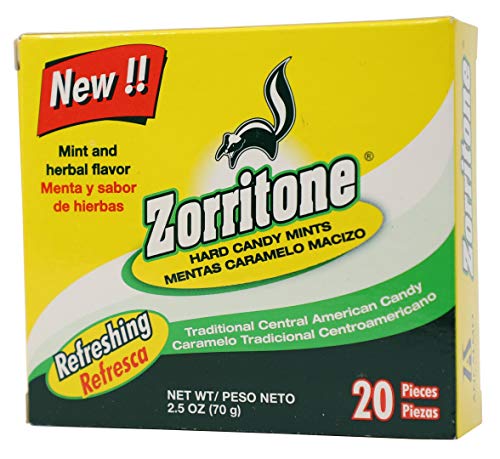 Hard Candy Mints Zorritone Mint and Herbal Flavored Central American