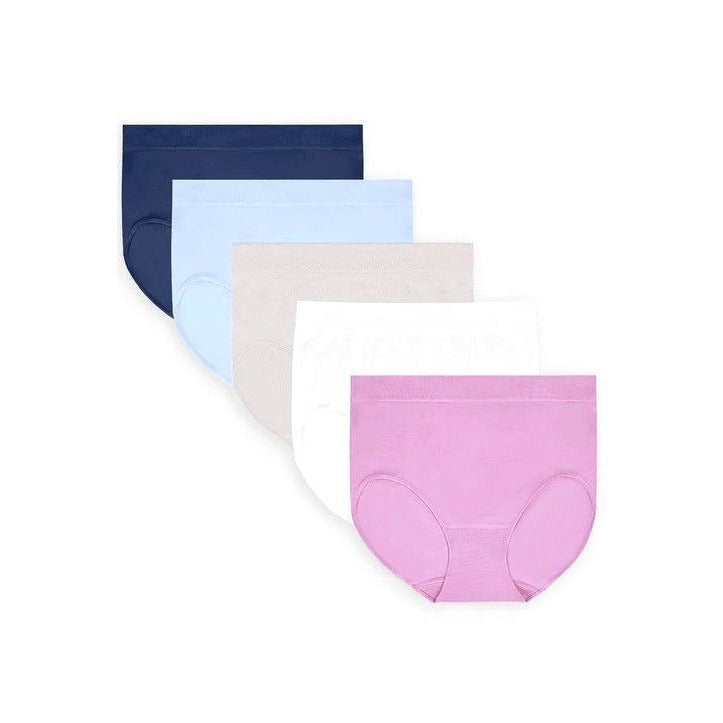 Carole Hochman Underwear 5-Pack Panties Seamless Briefs Full Coverage