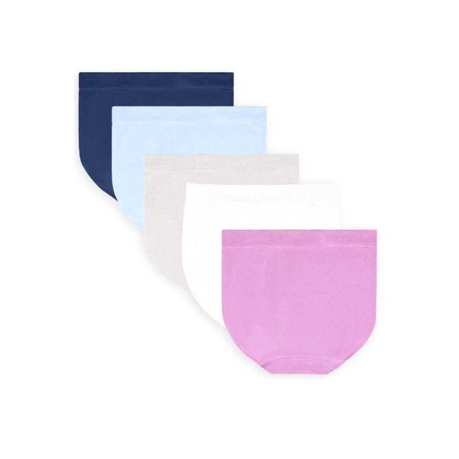 Carole Hochman Underwear 5-Pack Panties Seamless Briefs Full Coverage