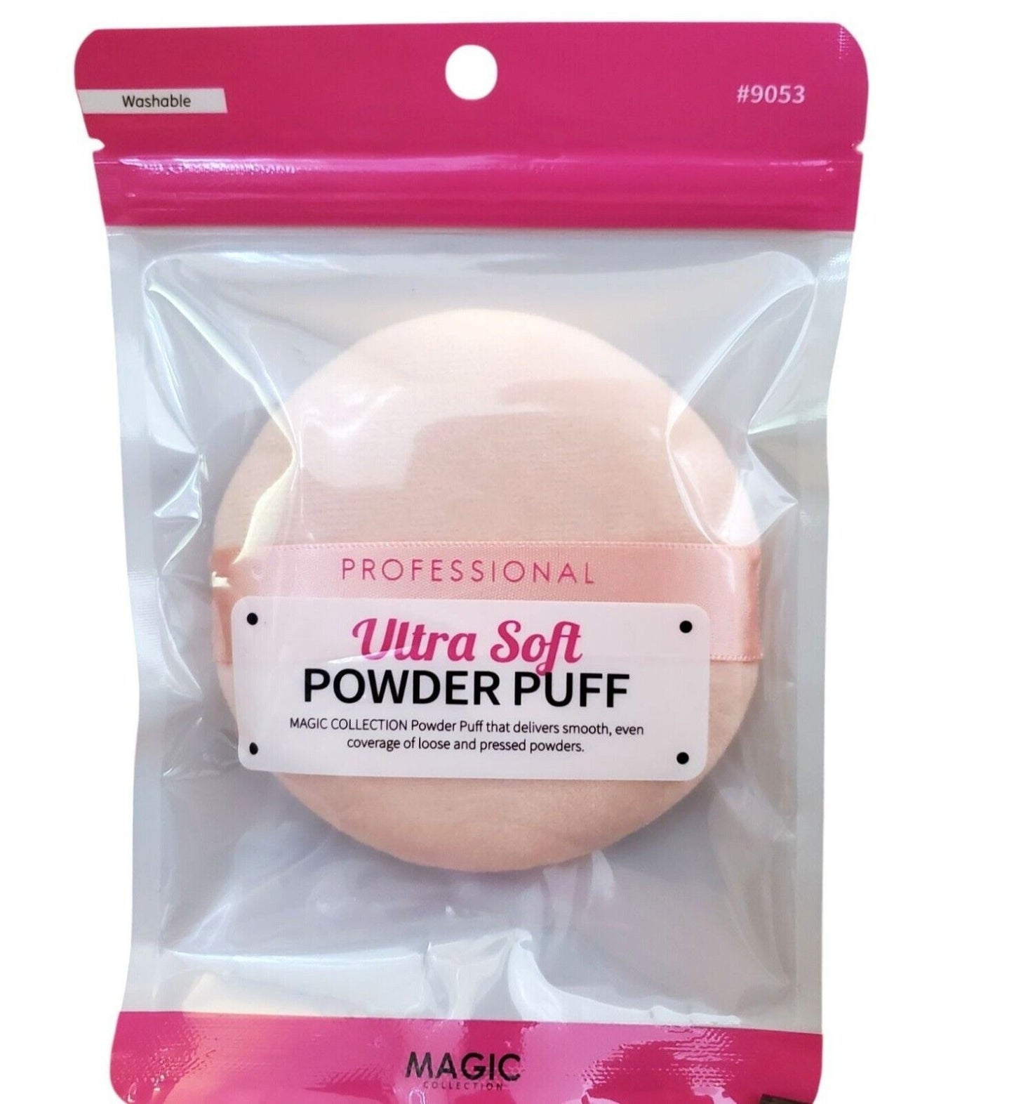 Magic Beauty Powder Puff Washable Pressed Face Loose Body Reusable Makeup Applicator Puffer 4x4