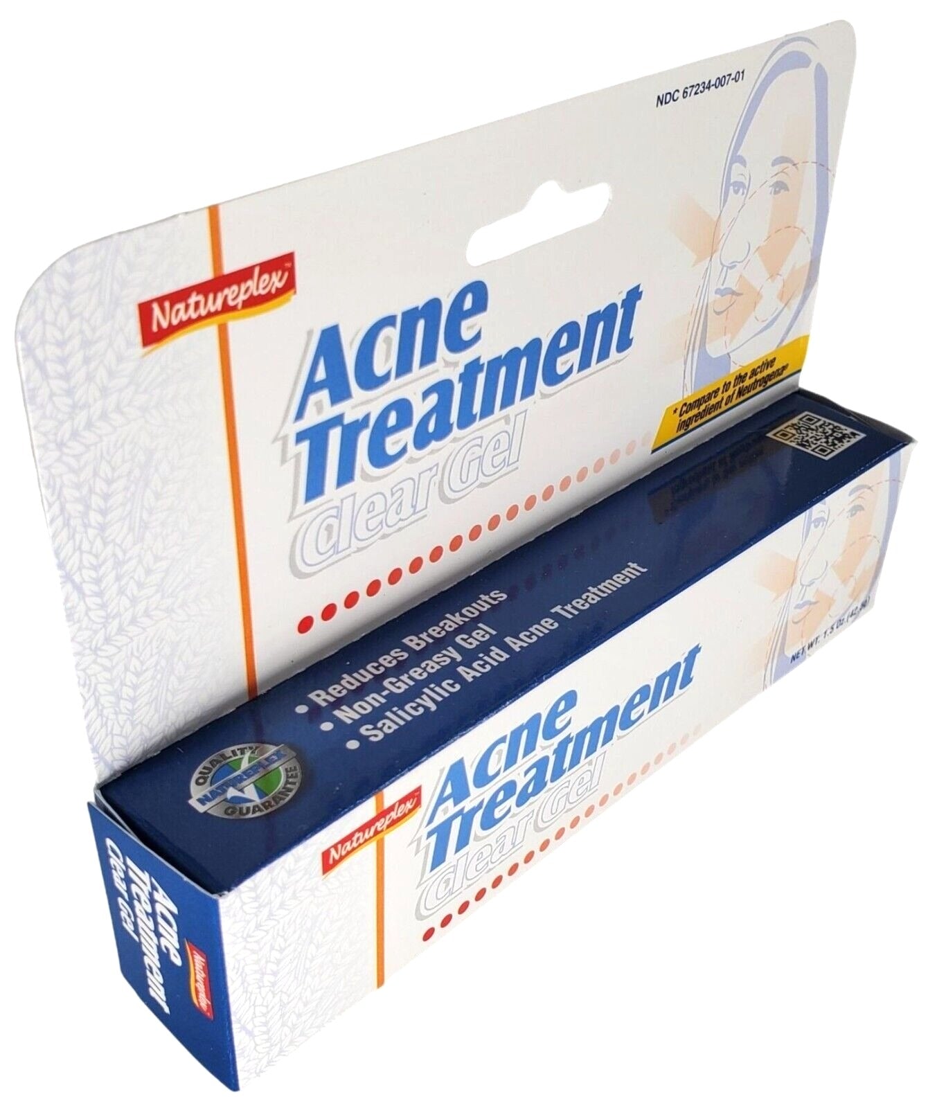 Natureplex Acne Treatment Pimple Clear Gel 1.5oz Salicylic Acid Acne Treatment