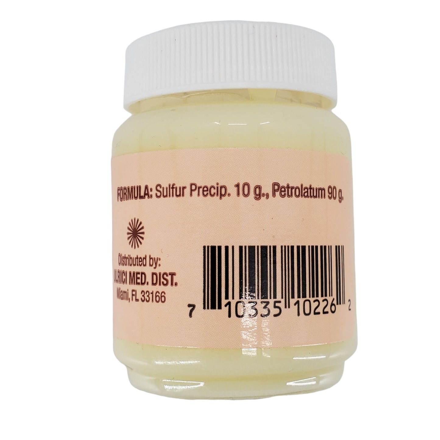 Sulfur Ointment Scabicide Unguento Azufre Escabicida 10 % Ointment 2oz Container