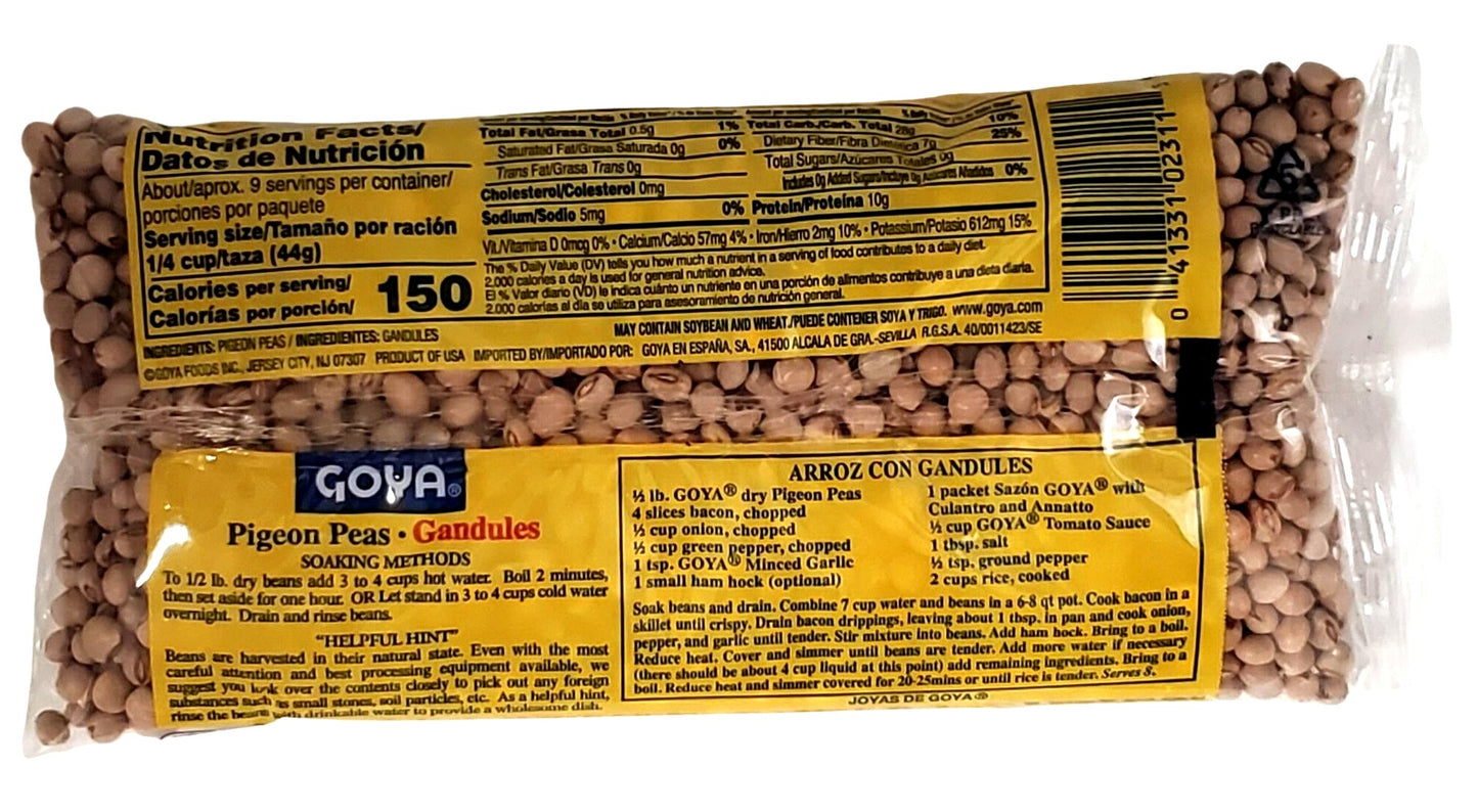 Goya Gandules (Dry Pigeon Peas) 14oz