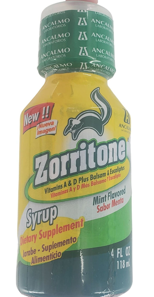 Zorritone Syrup Dietary Supplement 4oz bottle