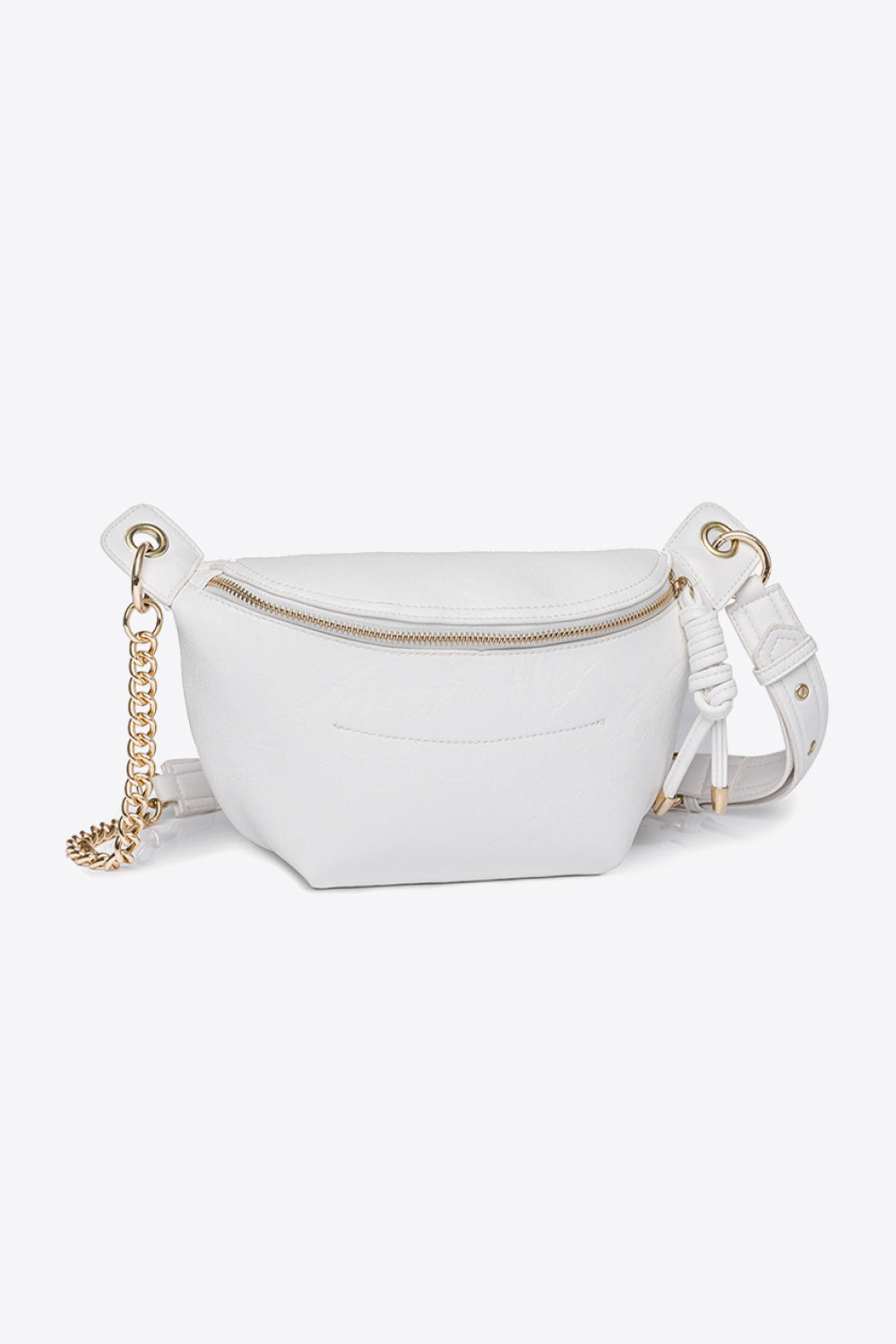 Grained Vegan Leather Purse Crossbody Shoulder Sling Bag Belt Waist Fanny Pack