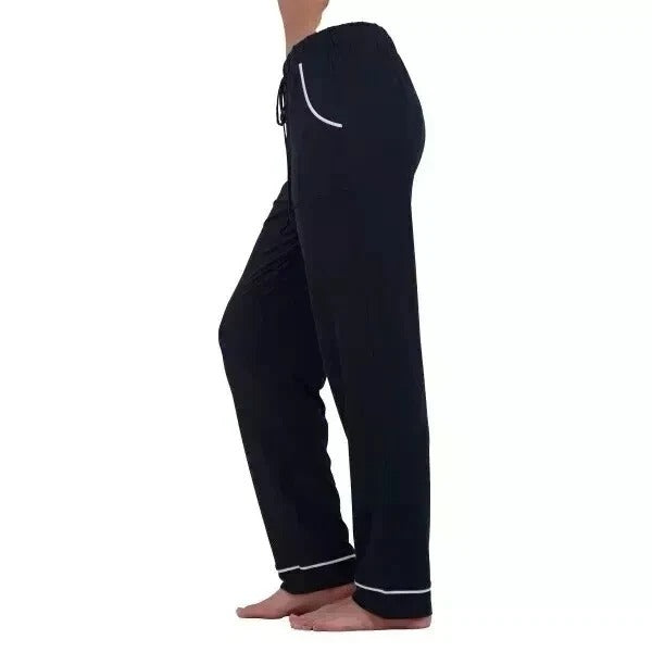Lucky Brand Women's Lounge Pants 2-pack Set Drawstring Elastic Waist Relaxed Fit Leisure Loungewear