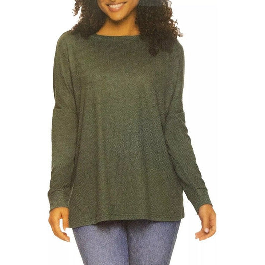 Felina Woman's Lightweight Knit Top Long Sleeve Ultra Soft Sweater Shirt Tunic