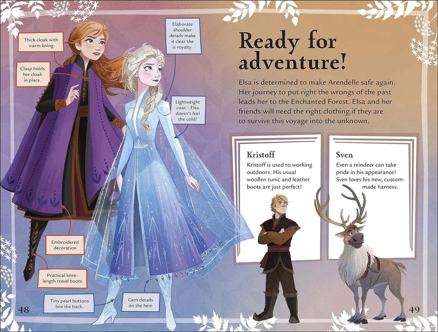 Disney Frozen II The Magical Guide Children's Book Fun Facts Quiz Poster