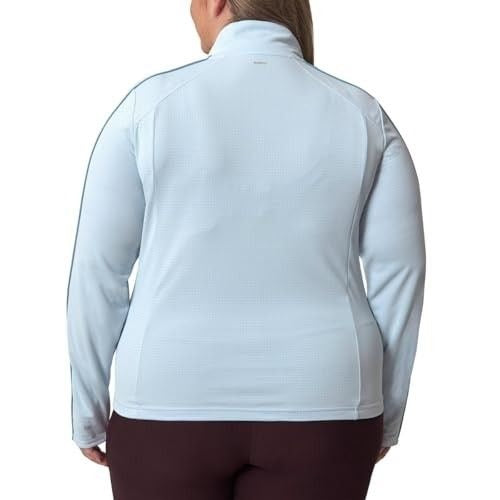 Mondetta Shirt Athletic Top Lightweight Activewear Quarter-Zip Pullover Blue