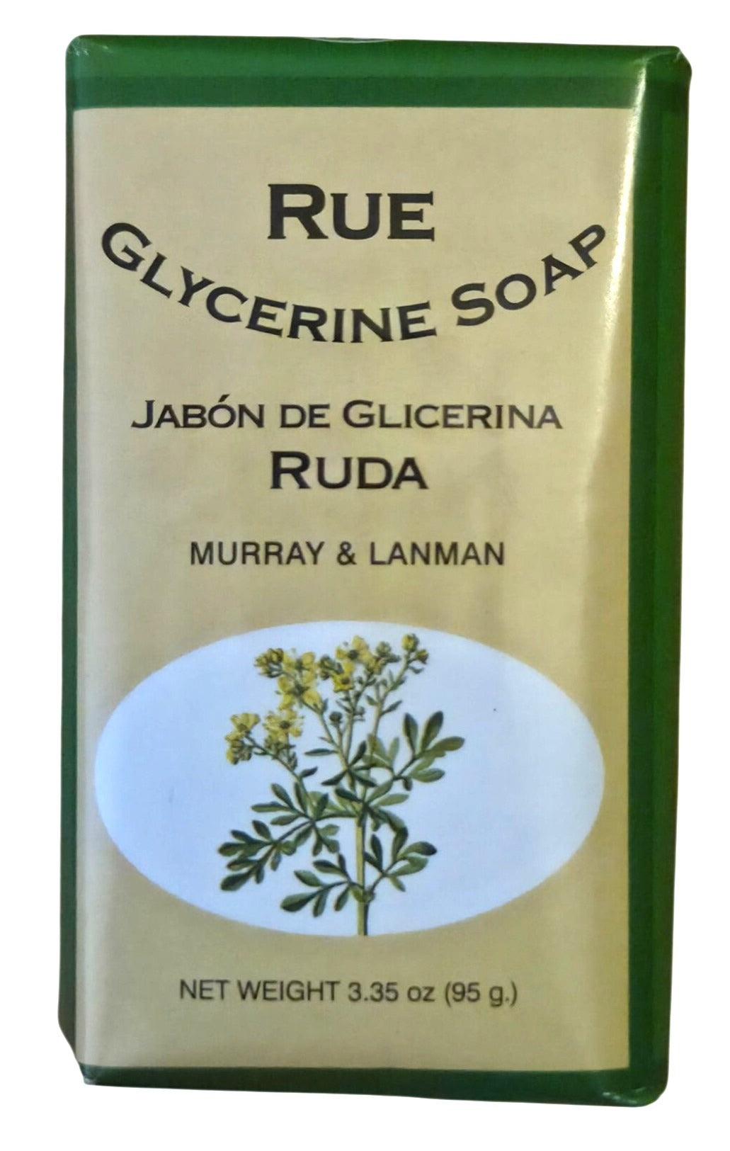 Rue Glycerine Spiritual Cleansing Soap Bar 3.3oz Botanical Rue Plant Herbal Extract