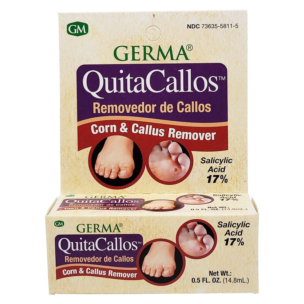 Germa Quita Callos Corn and Callus Remover 0.5oz Bottle with applicator