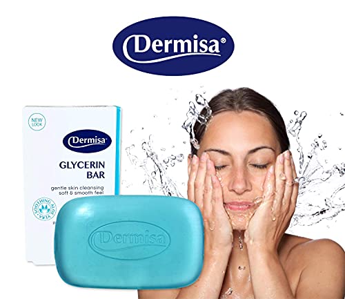 Dermisa Glycerin Bar with Aloe Soap | Helps to Gently Cleanse All Skin aloe soap