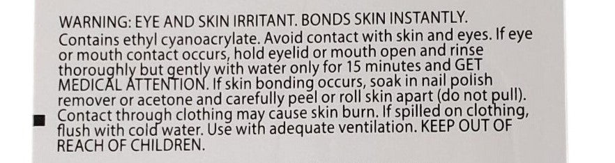 Instant KRAZY Glue Interantional version All purpose adhesive 2 Gram Tube