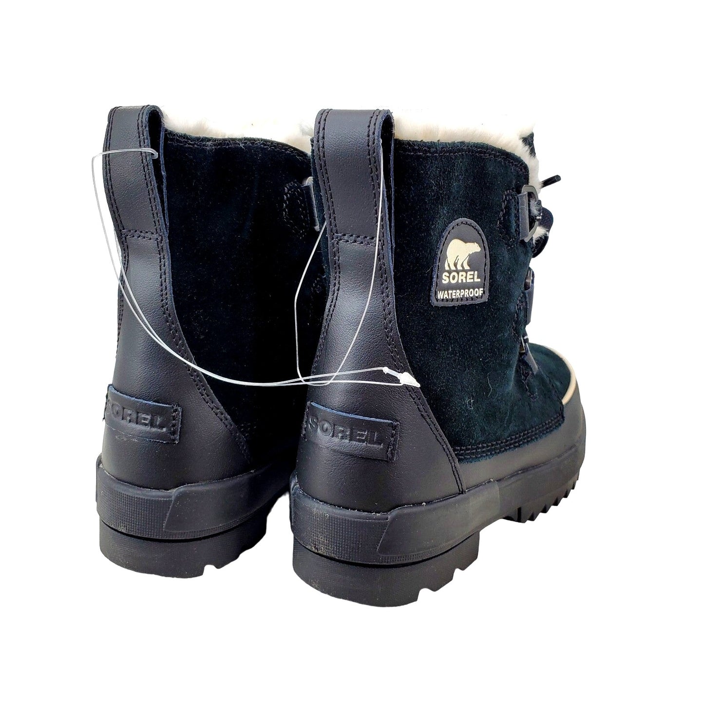 SOREL Boots TIVOLI IV Womans Fur Suede Leather Waterproof Shoes Outdoor Black