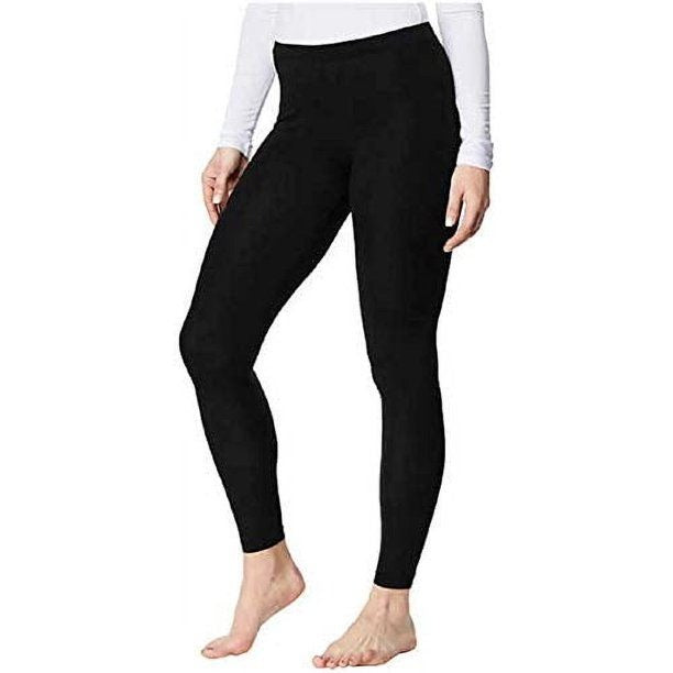 32 Degrees Heat 2-Pack Women Base Layer Lightweight Anti-odor Stretch Pants Black