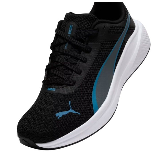 Puma Mens Rocket Fuel Lite Running Shoes Athletic Pumalite Sneakers Black