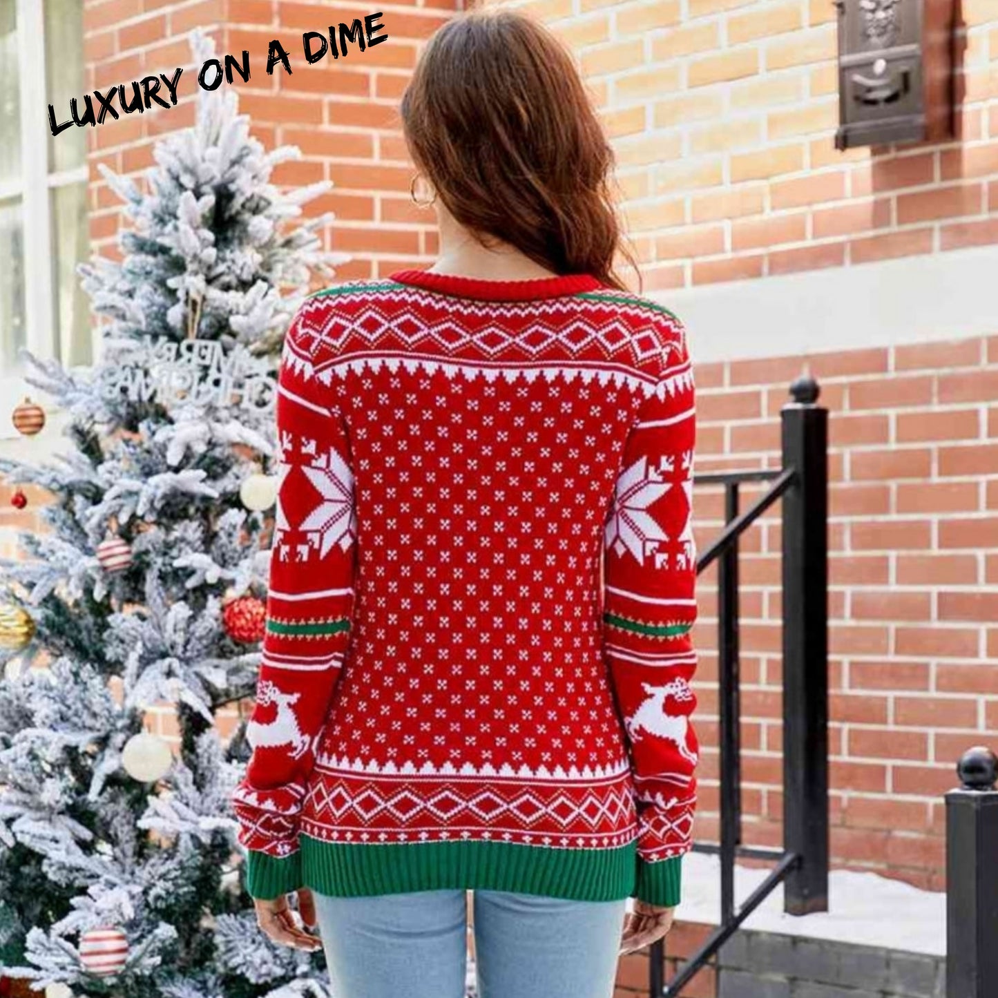 Merry Christmas Ya Filthy Animal Funny Home Retro Movie Knit Sweater