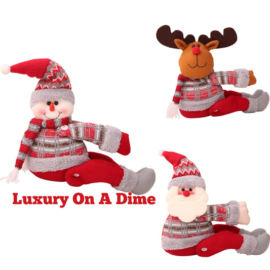 Curtain Tieback Ornament Festive Holiday Holdback Christmas Home Decor Tie