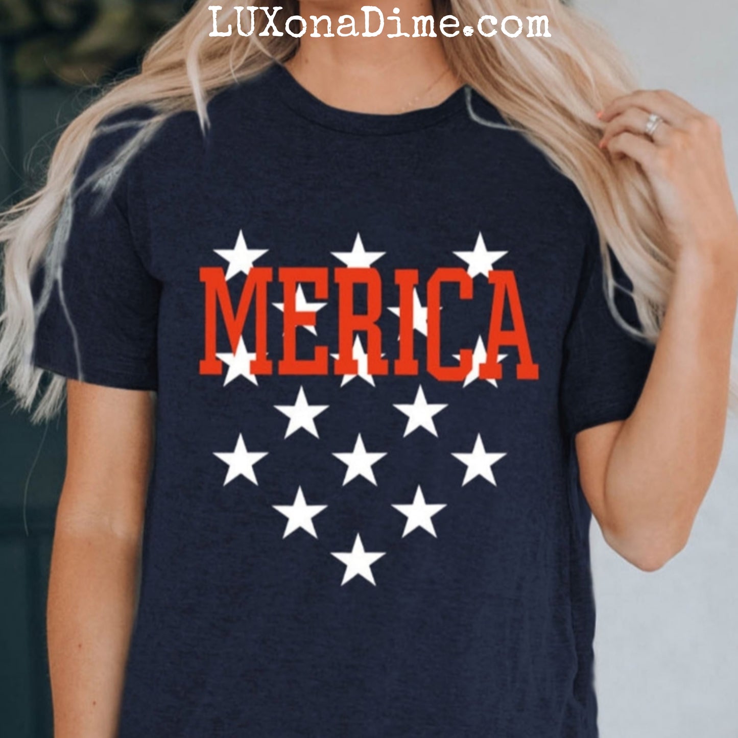 MERICA Graphic Star America Short-Sleeve Tee Shirt