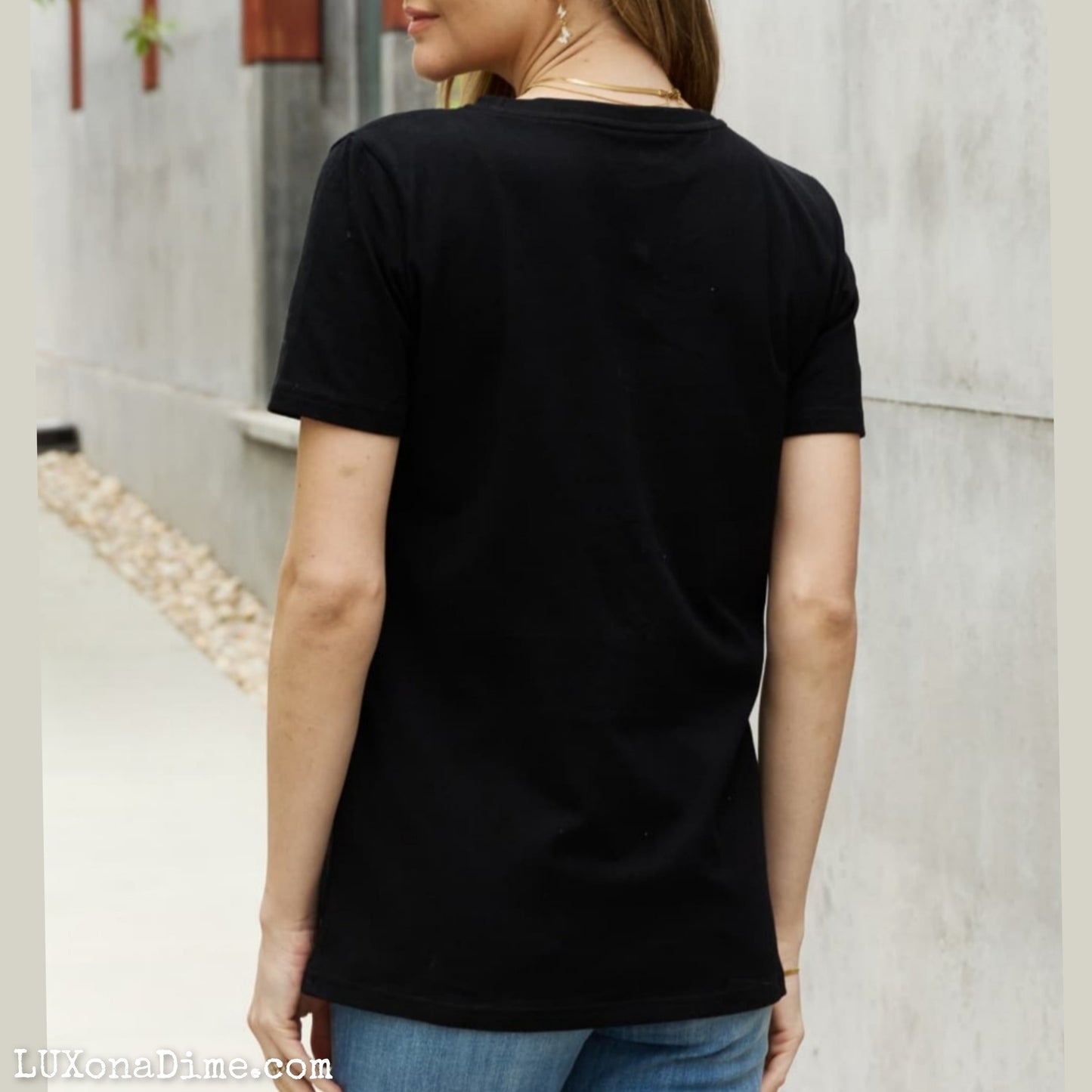 Butterfly MAMA Graphic 100% Cotton Short-sleeve T-Shirt