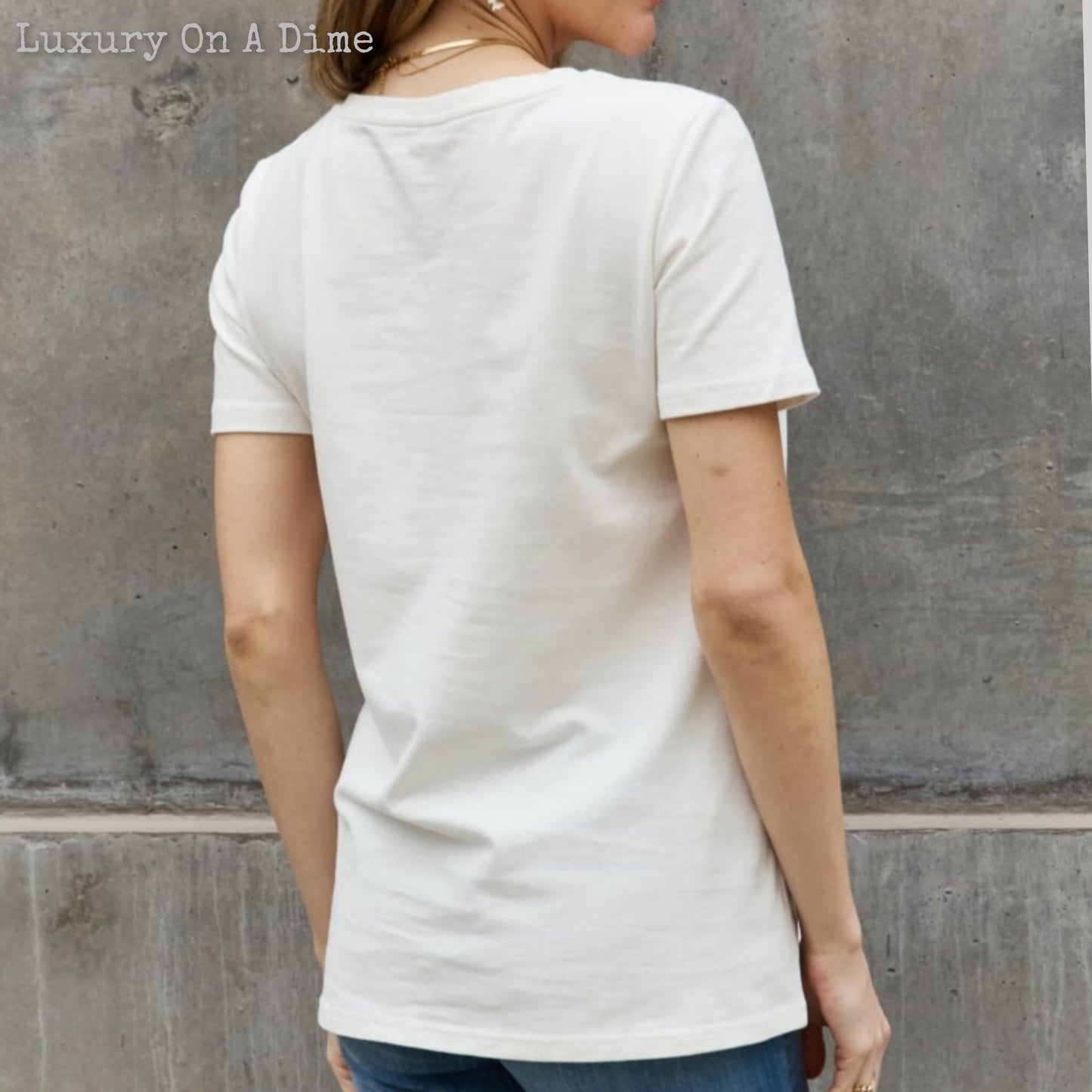 Skull Butterfly Contrasting Graphic 100% Cotton Short-sleeve Tee Shirt