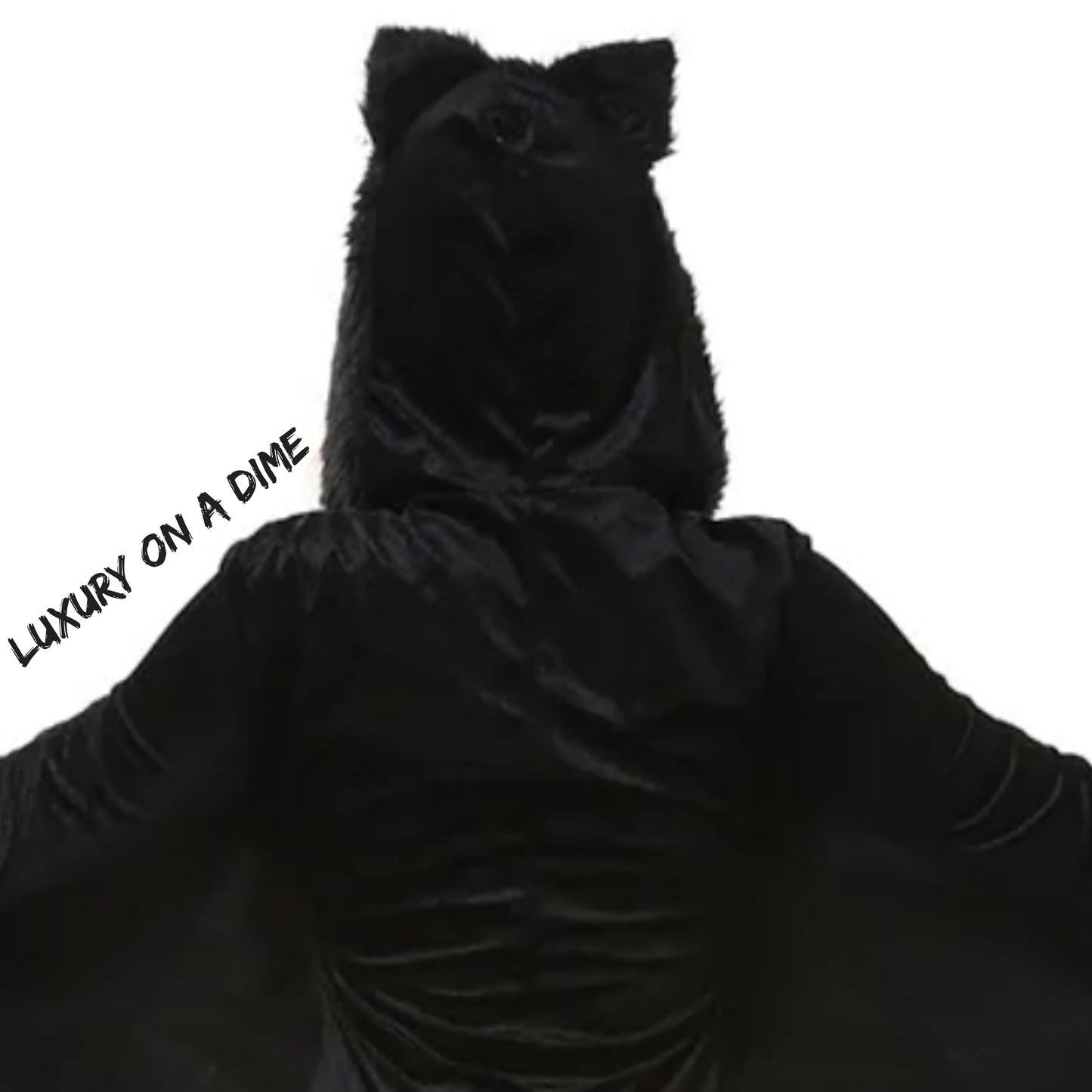 ONE-PIECE Shorts Romper BAT Lady Adult Sexy Women's Halloween Costume Cosplay