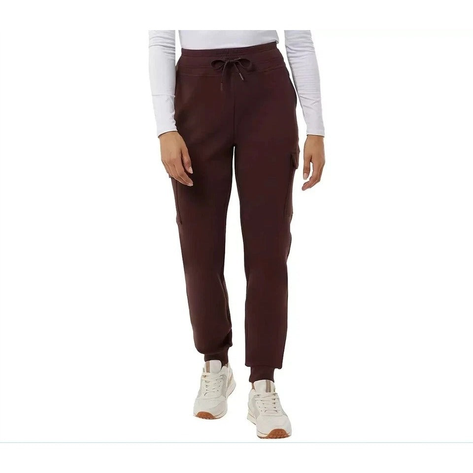 32 Degrees Women Cargo Jogger Pants Tech Fleece Athletic Elastic Drawstring