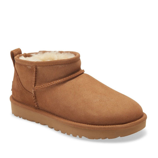 UGG Classic Ultra Mini Women's Shoe Sheepskin Suede Winter Boots Fur