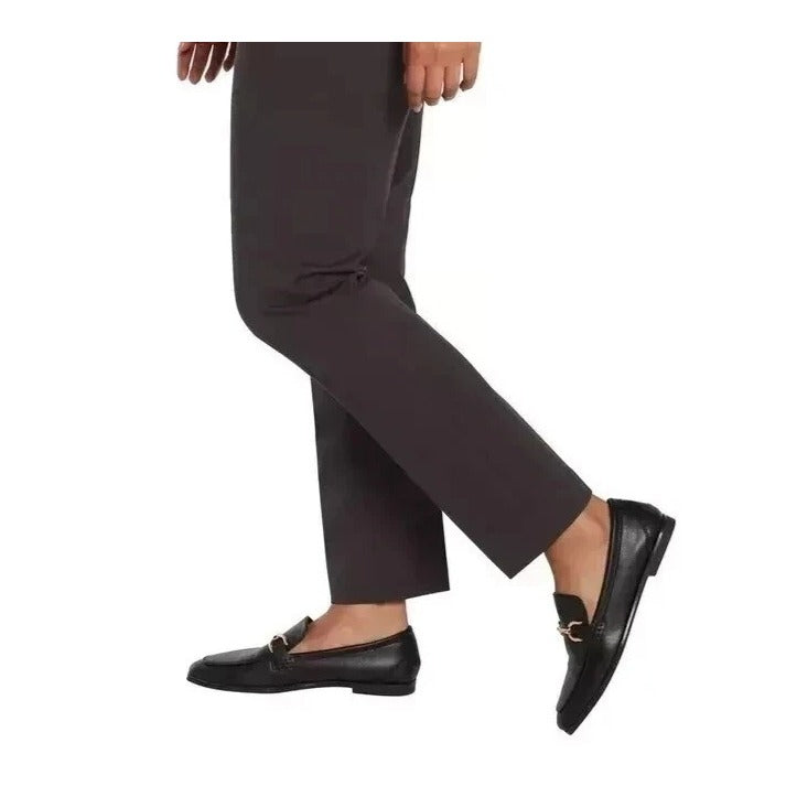 Banana Republic Women's Trousers Straight Leg Ponte Pants Flat Front Slacks Brown