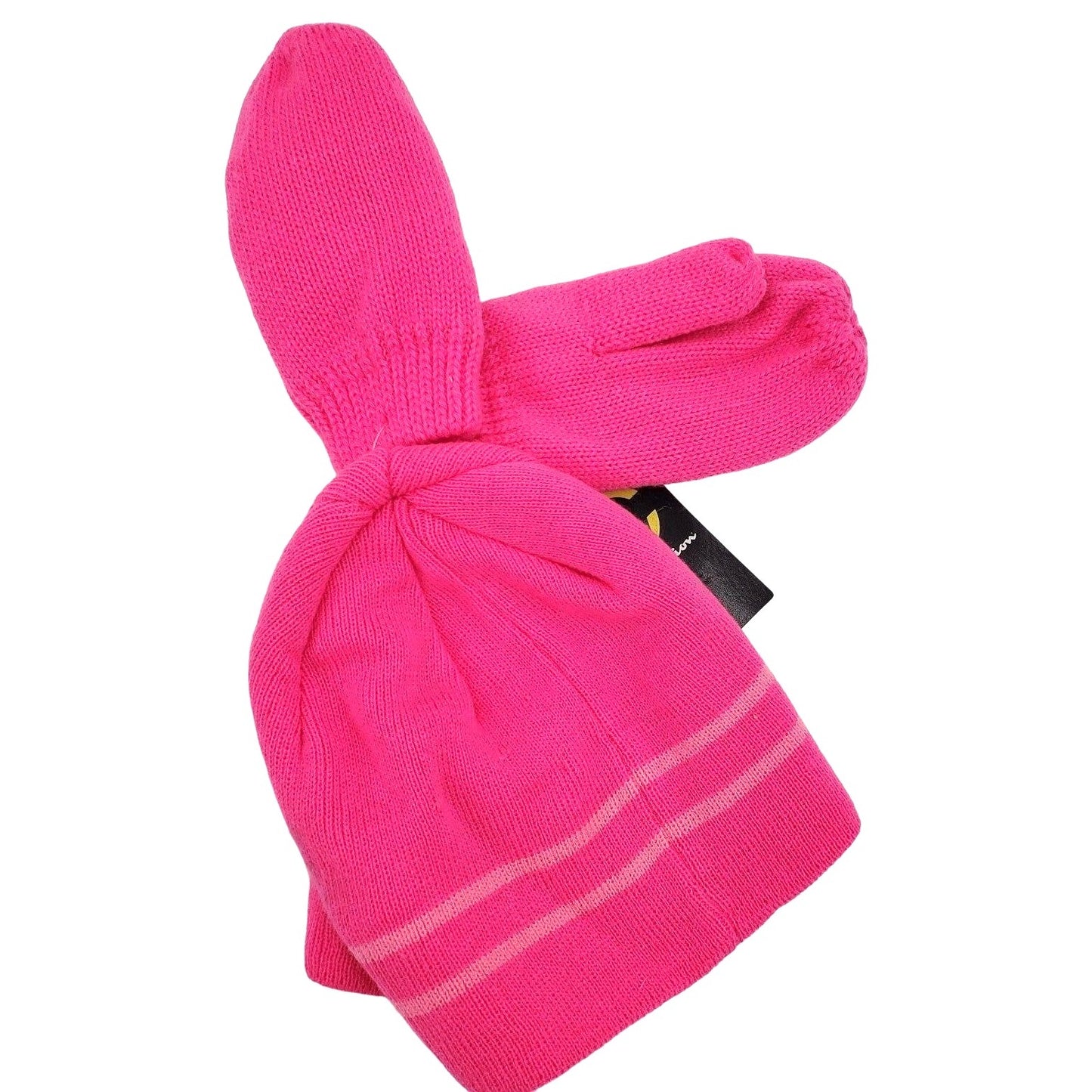 Champion Kids Matching Set Girls Beanie Mittens Knit Pink Outdoor Winter Snow
