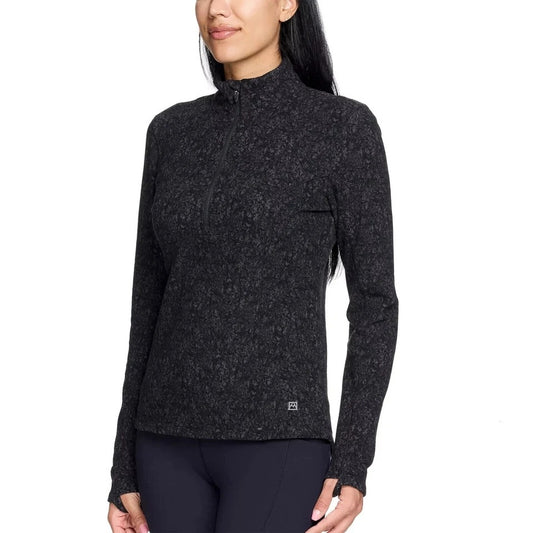 Spyder Active Womens Fleece Half Zip Athletic Pullover Lightweight Long Sleeve Sweatshirt