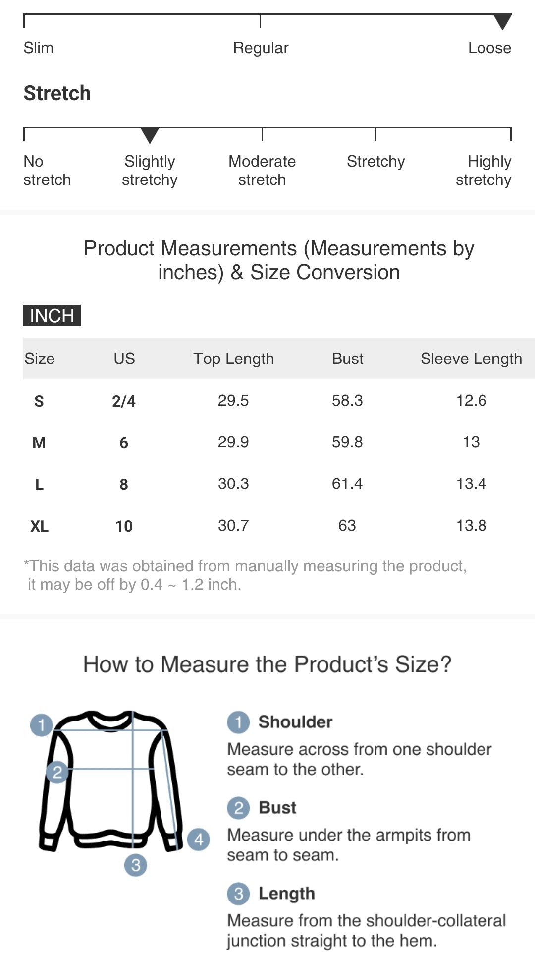 LOVE PEACE Oversized Colorful Knit Top Long-Sleeve Pullover Baggy Sweater Shirt